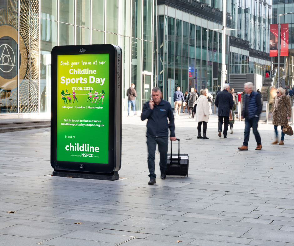NSPCC Childline Sports Day in partnership with Ocean Outdoor