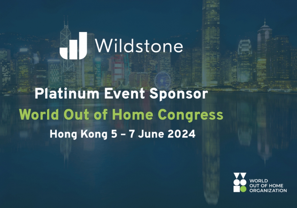 Wildstone to be Platinum Sponsors of World Out of Home Congress 2024