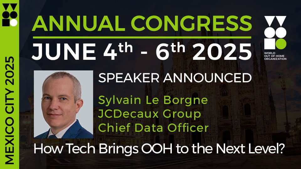 JCDecaux global data chief headlines Day 2 of WOO Annual Congress in Mexico City