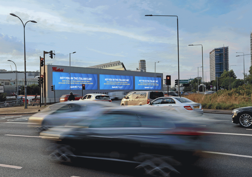 VCCP and Kwik Fit make motorists happier, safer drivers with tailored jokes on roadside ads