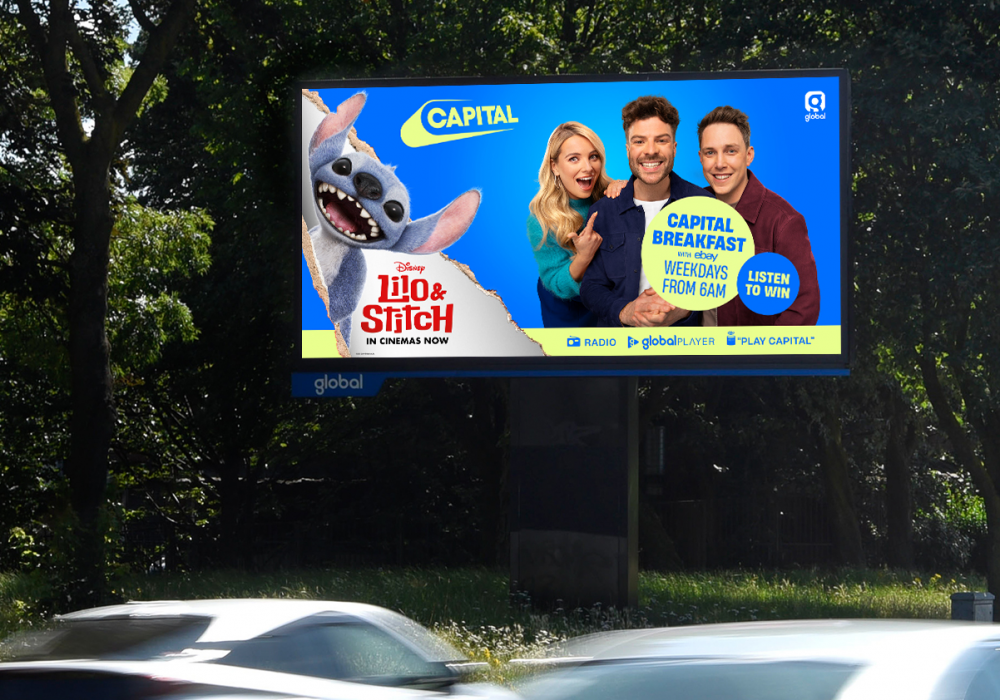 Disney collaborates with Global for disruptive Lilo & Stitch on-air and outdoor campaign 
