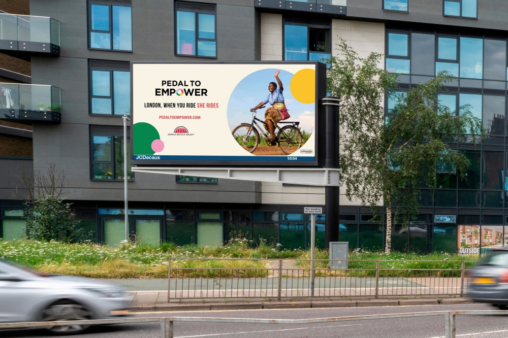 JCDecaux Community Channel supports World Bicycle Relief’s global Pedal to Empower movement