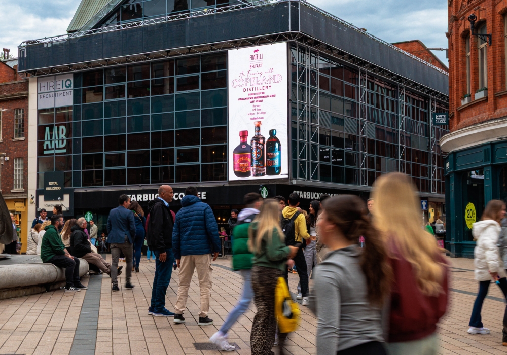 Open Media expands into Northern Ireland with launch of a state-of-the-art screen in the heart of Belfast