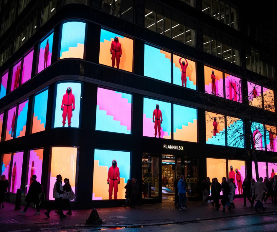London Lites mark 'A Year of Oxford Street: A Street in Motion.'