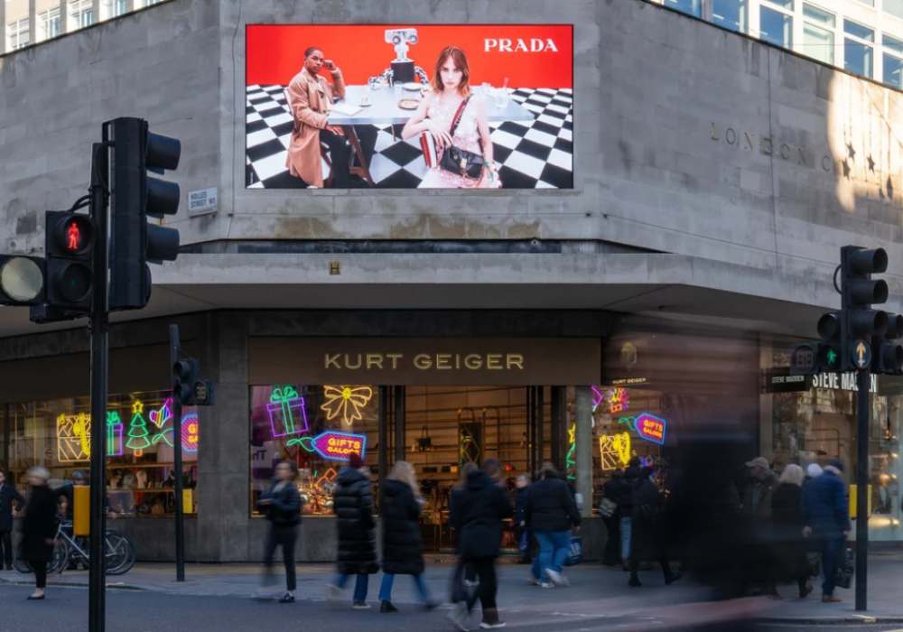 London Lites mark 'A Year of Oxford Street: A Street in Motion.'