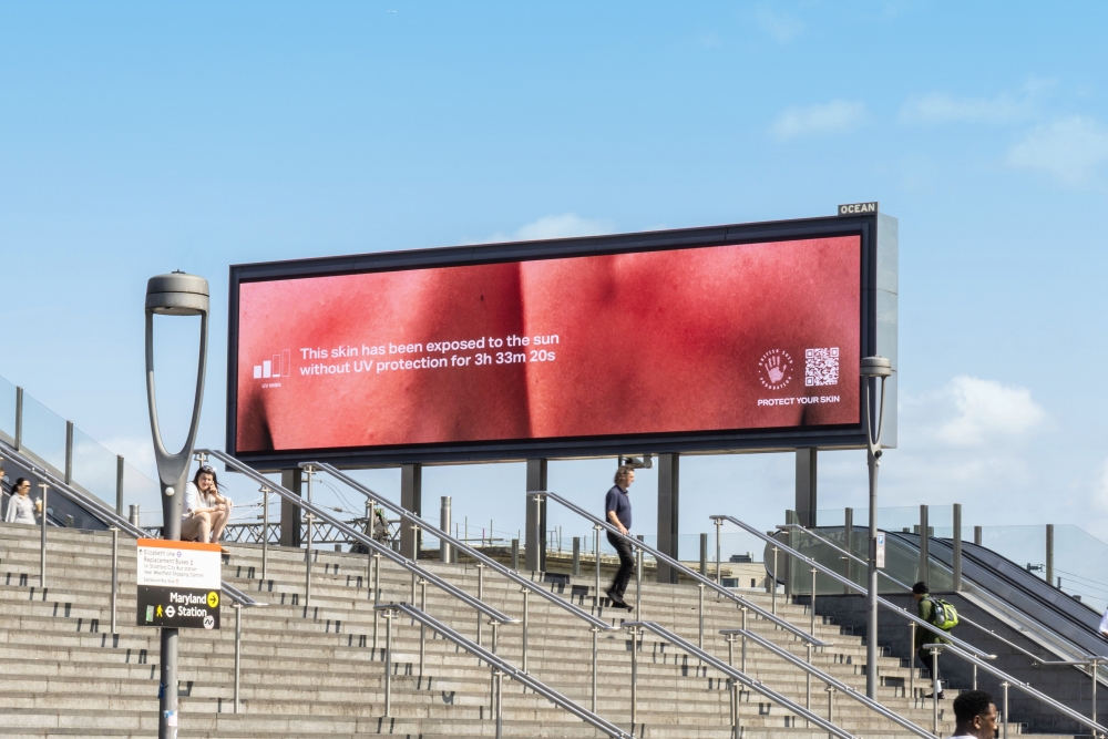 Wonderhood Studios and The British Skin Foundation release striking real-time DOOH installations