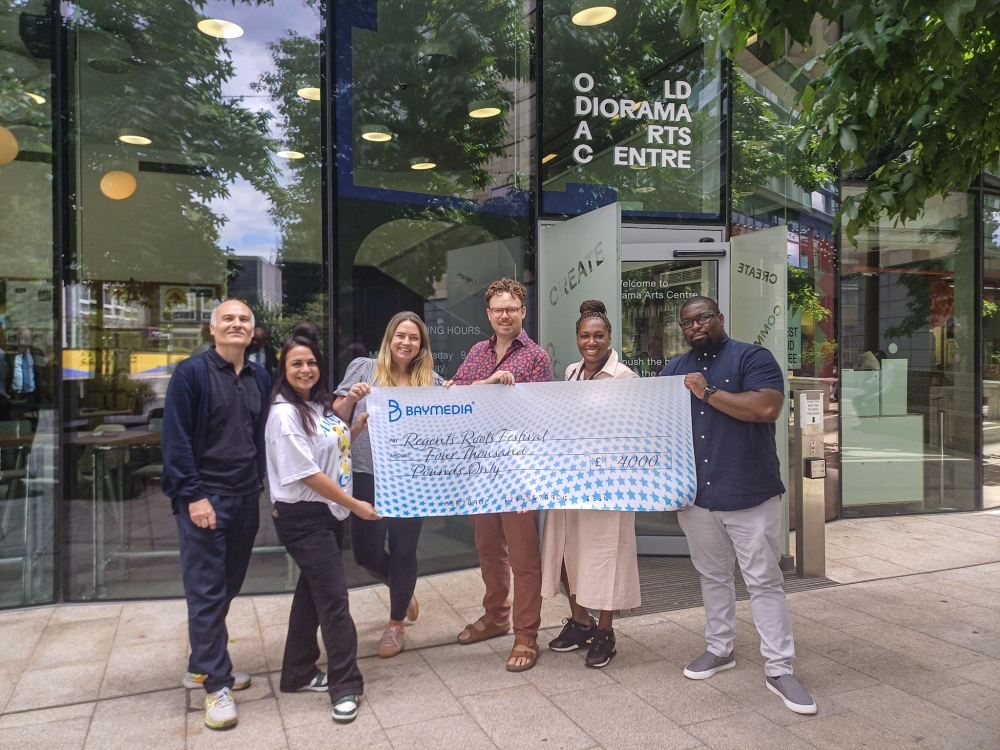 Bay Media's £4,000 Donation Fuels Community Creativity at Regent's Roots Festival