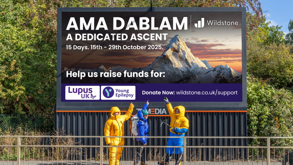 Outdoor advertising gets behind Wildstone CEO Damian Cox’s brutal charity climb