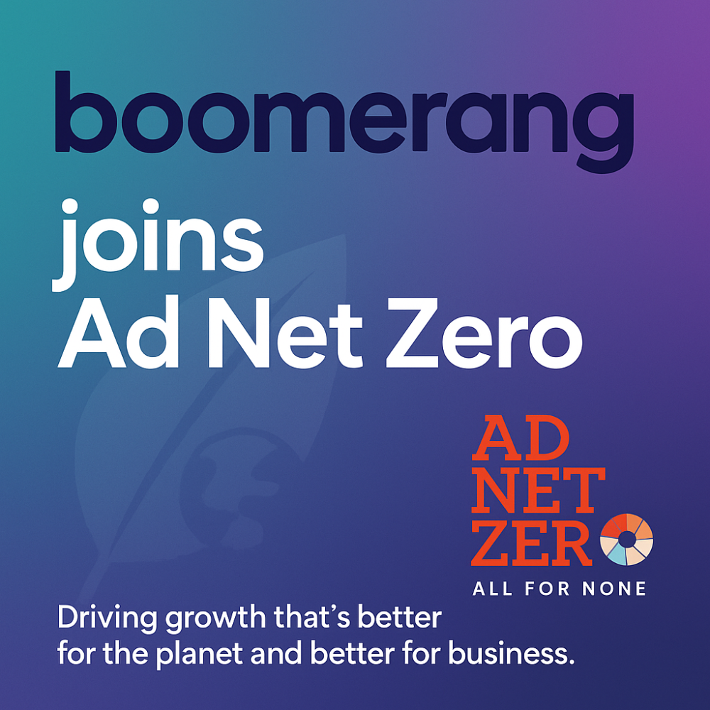 Boomerang joins Ad Net Zero!