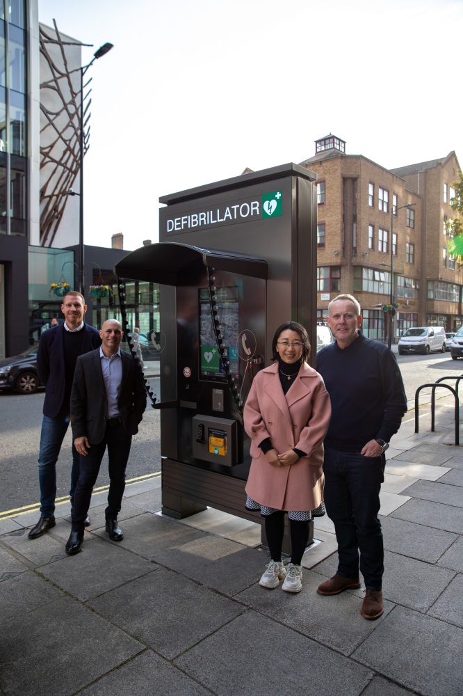 JCDecaux UK installs its 350th defibrillator – providing life-saving street furniture across 35 cities