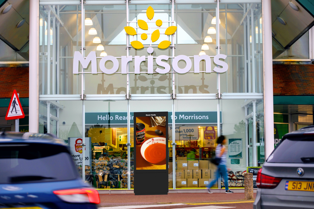 Bauer Media Outdoor secures Morrisons digital Out of Home contract across 300 stores