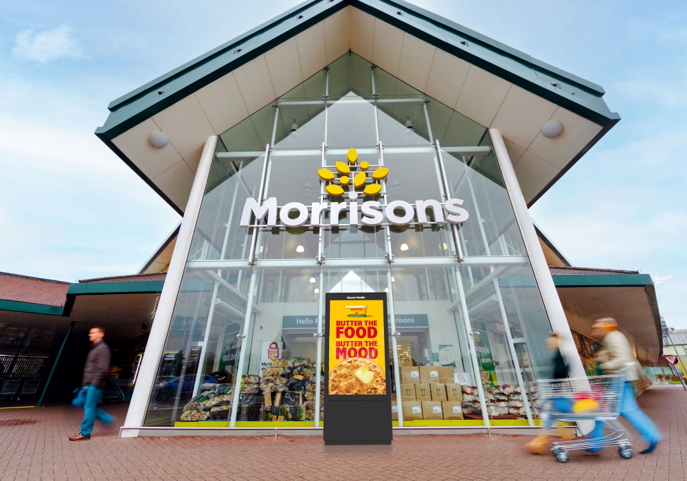 Bauer Media Outdoor secures Morrisons digital Out of Home contract across 300 stores