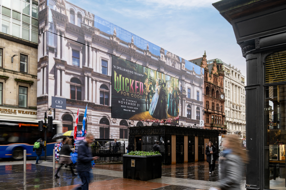 Ocean Outdoor wins contract for new Glasgow city centre banner