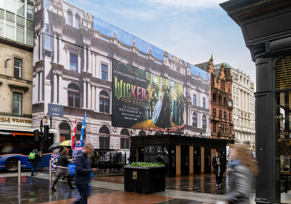 Ocean Outdoor wins contract for new Glasgow city centre banner