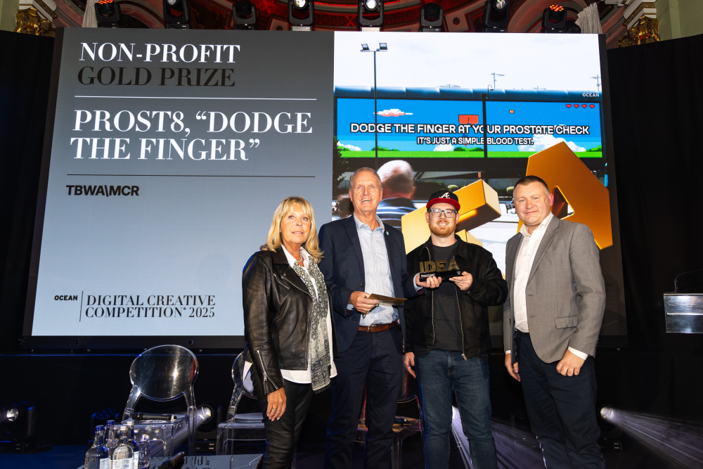 Prost8 awarded Ocean Outdoor Grand Prix for first digital screen to be activated by a bottom