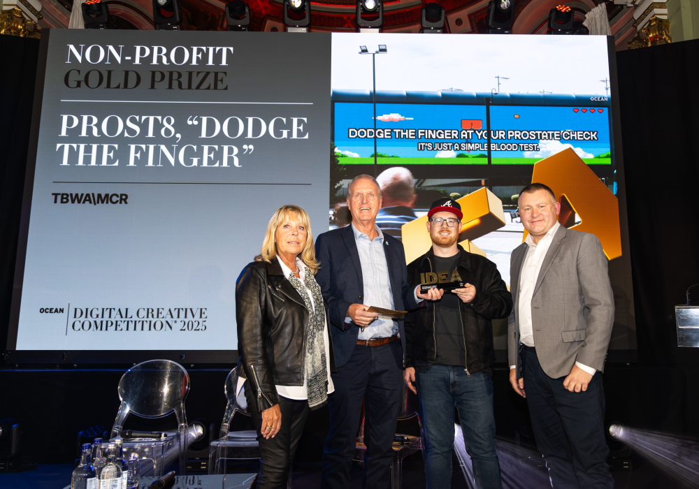 Prost8 awarded Ocean Outdoor Grand Prix for first digital screen to be activated by a bottom