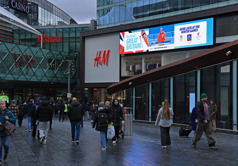 discover+ broadcasts daily highlights from Olympic Winter Games across Digital Out of Home