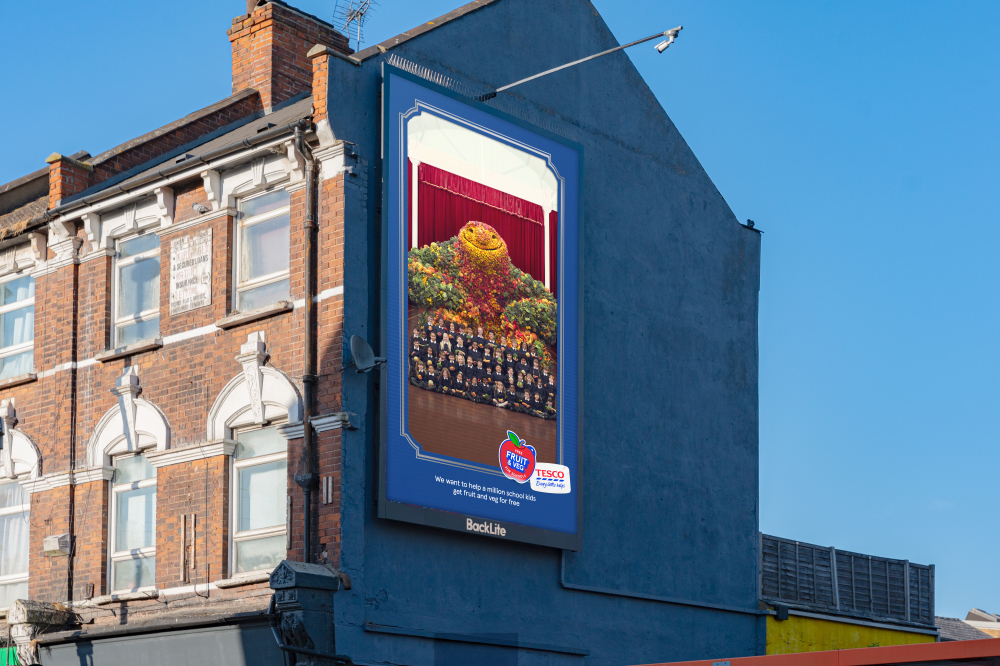Tesco unveils 'giant' new marketing campaign on OOH to promote doubling its Free Fruit & Veg for Schools programme