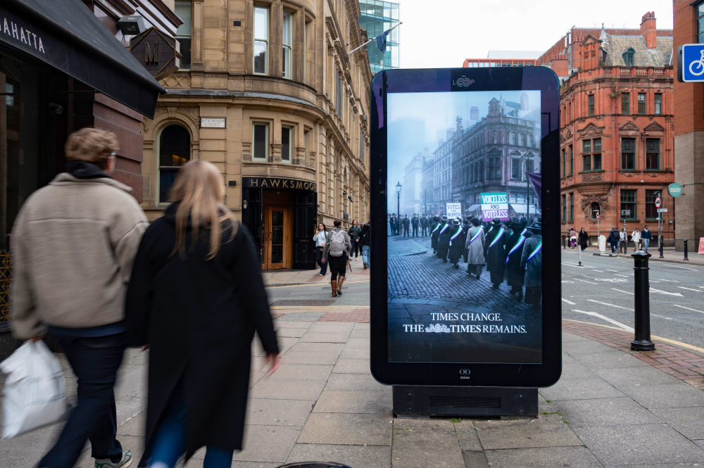 The Times and The Sunday Times’s news heritage transforms DOOH screens into windows to the past