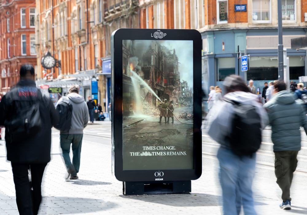 The Times and The Sunday Times’s news heritage transforms DOOH screens into windows to the past