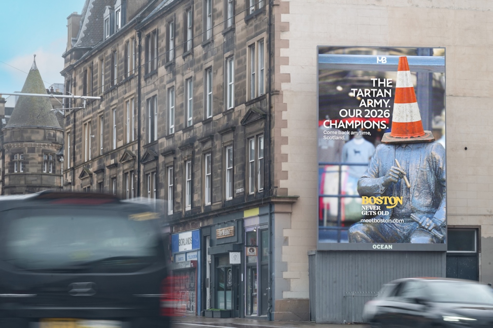 Meet Boston seals transatlantic friendship with Scottish Out of Home campaign