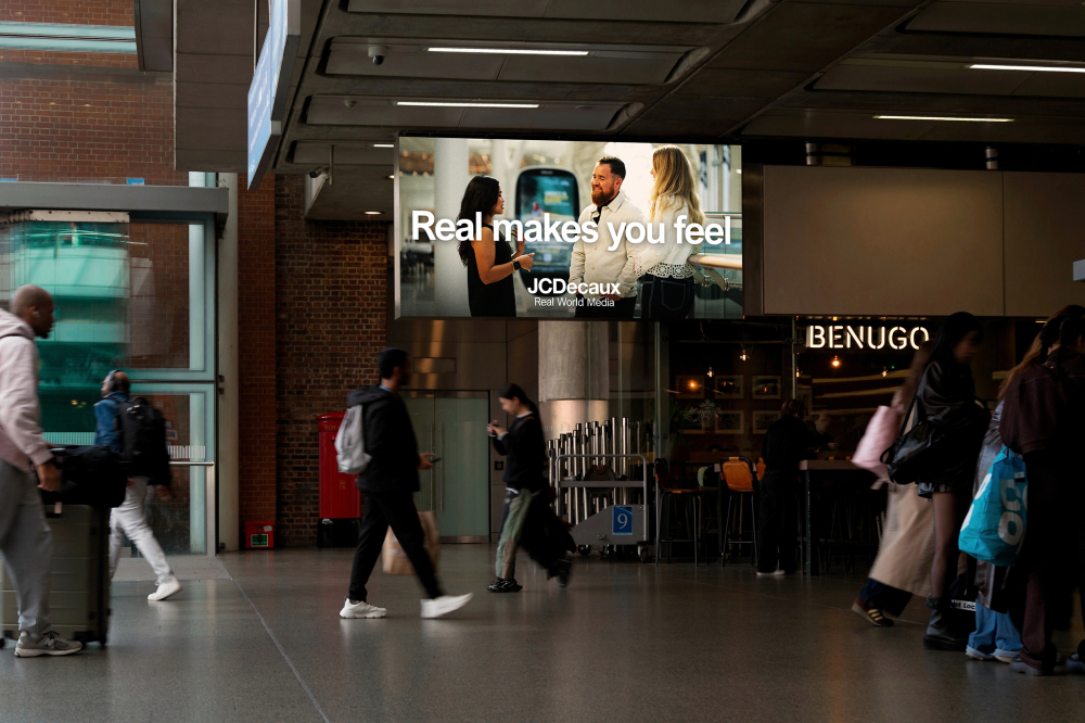JCDecaux UK unveils ‘Real World Media’ positioning and launches ‘Real makes you feel’ campaign