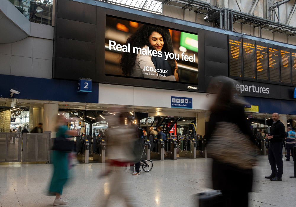 JCDecaux UK unveils ‘Real World Media’ positioning and launches ‘Real makes you feel’ campaign